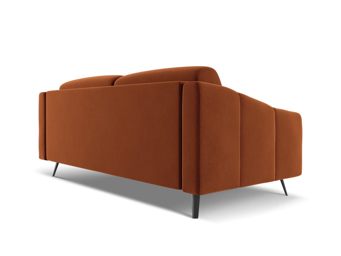 Makamii Canapea Fixa, 3 locuri, Tapitata cu Stofa, Nalu Velvet 3S-1, l202xA95xH80 cm