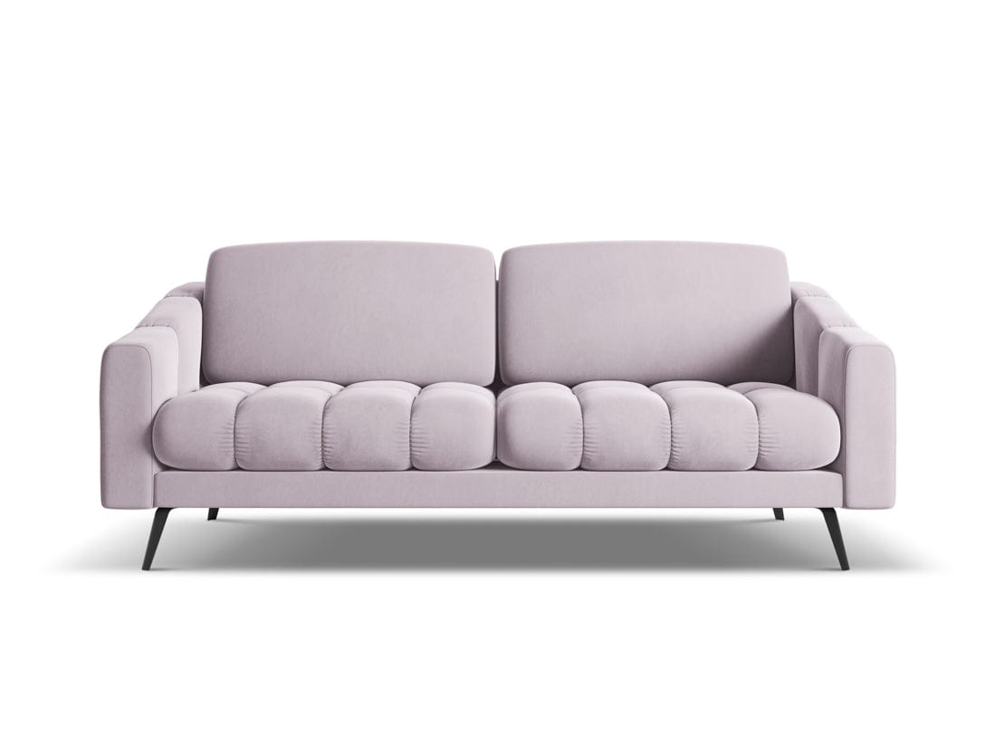 Makamii Canapea Fixa, 3 locuri, Tapitata cu Stofa, Nalu Velvet 3S-1, l202xA95xH80 cm