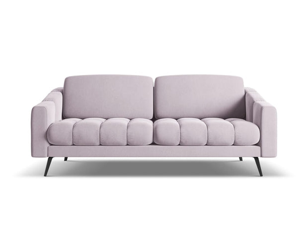 Makamii Canapea Fixa, 3 locuri, Tapitata cu Stofa, Nalu Velvet 3S-1, l202xA95xH80 cm