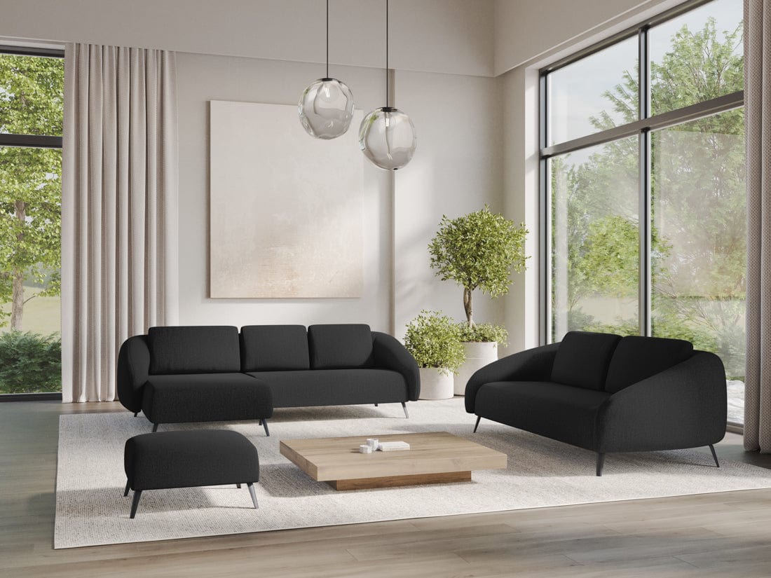 Makamii Canapea Fixa, 3 locuri, Tapitata cu Stofa, Nani 3S-5, l196xA99xH82 cm