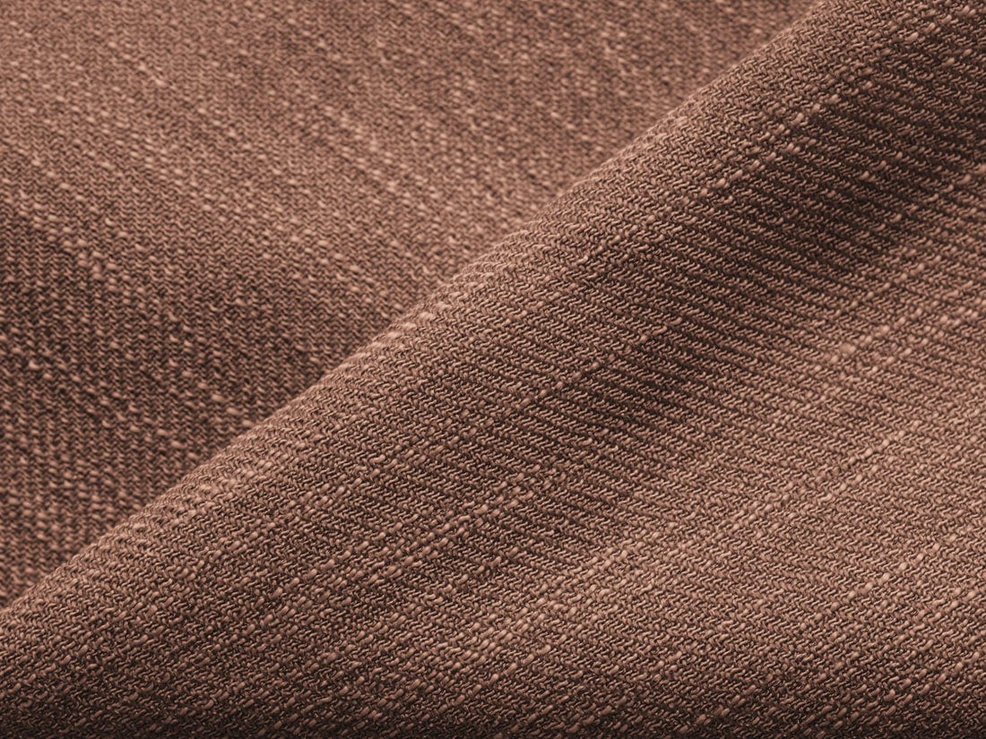 Makamii Canapea Fixa, 3 locuri, Tapitata cu Stofa, Nani 3S-C7 Caramiziu / Negru, l196xA99xH82 cm