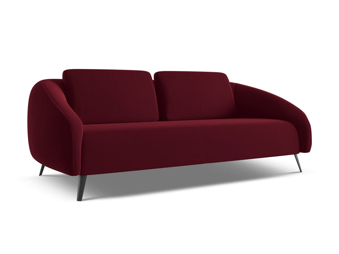 Makamii Canapea Fixa, 3 locuri, Tapitata cu Stofa, Nani Velvet 3S-3, l196xA99xH82 cm