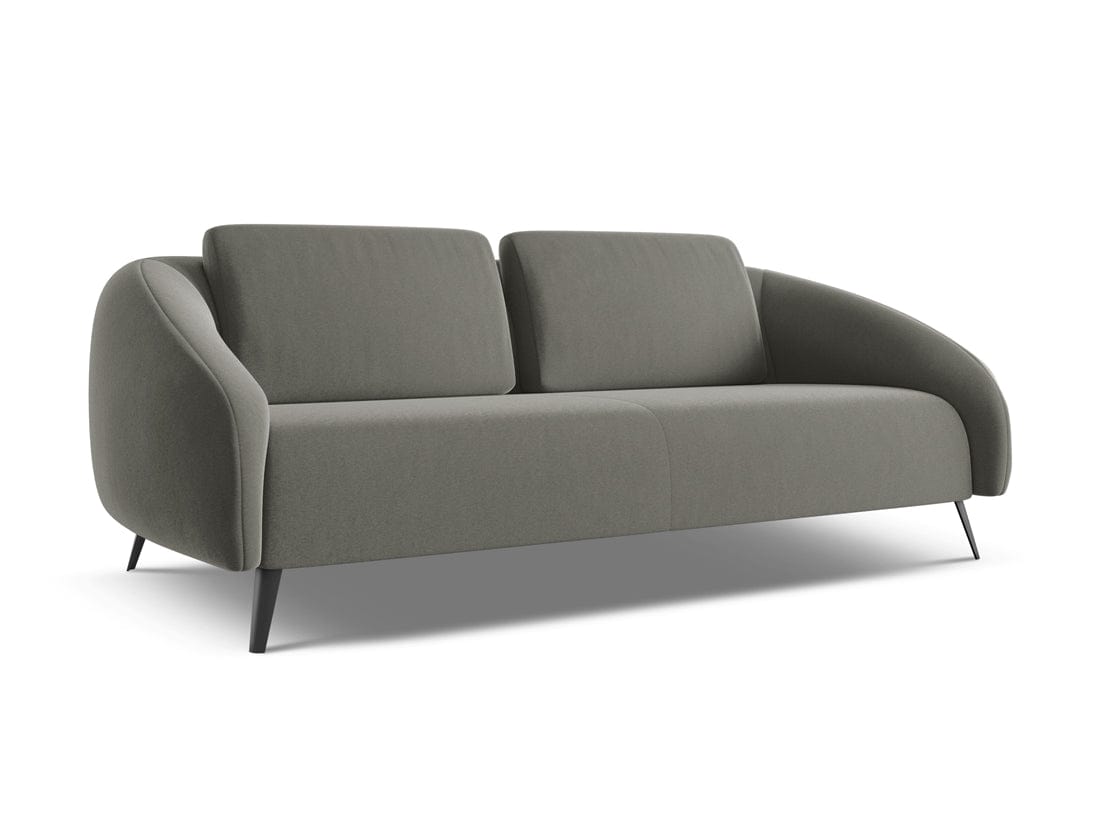 Makamii Canapea Fixa, 3 locuri, Tapitata cu Stofa, Nani Velvet 3S-3, l196xA99xH82 cm