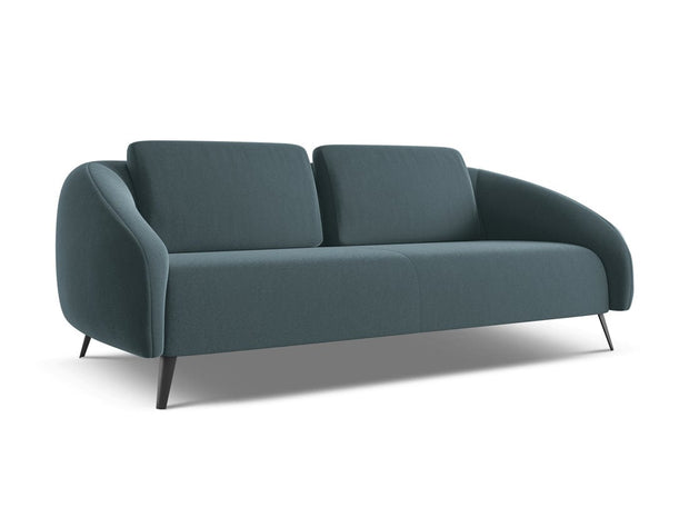 Makamii Canapea Fixa, 3 locuri, Tapitata cu Stofa, Nani Velvet 3S-3, l196xA99xH82 cm