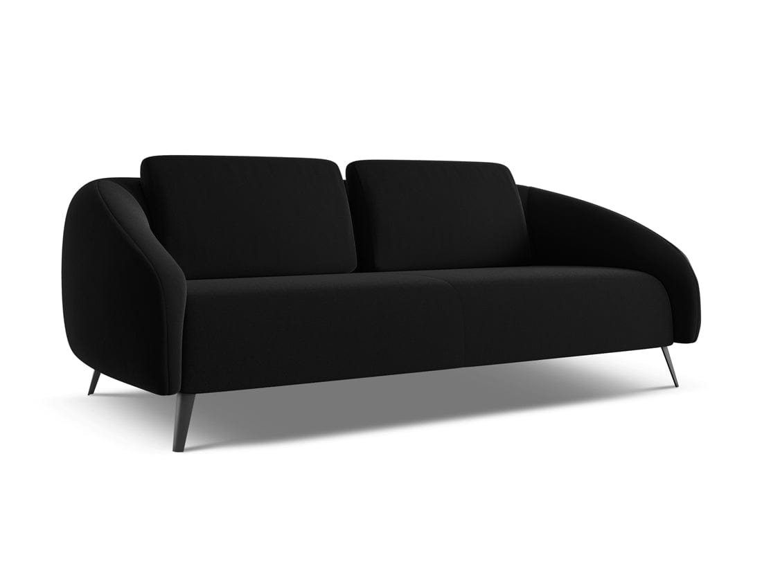 Makamii Canapea Fixa, 3 locuri, Tapitata cu Stofa, Nani Velvet 3S-3, l196xA99xH82 cm