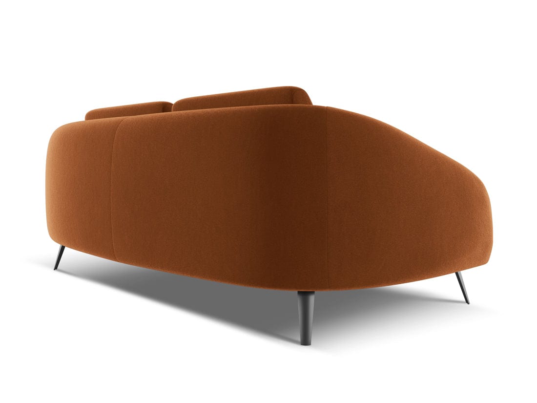 Makamii Canapea Fixa, 3 locuri, Tapitata cu Stofa, Nani Velvet 3S-3, l196xA99xH82 cm