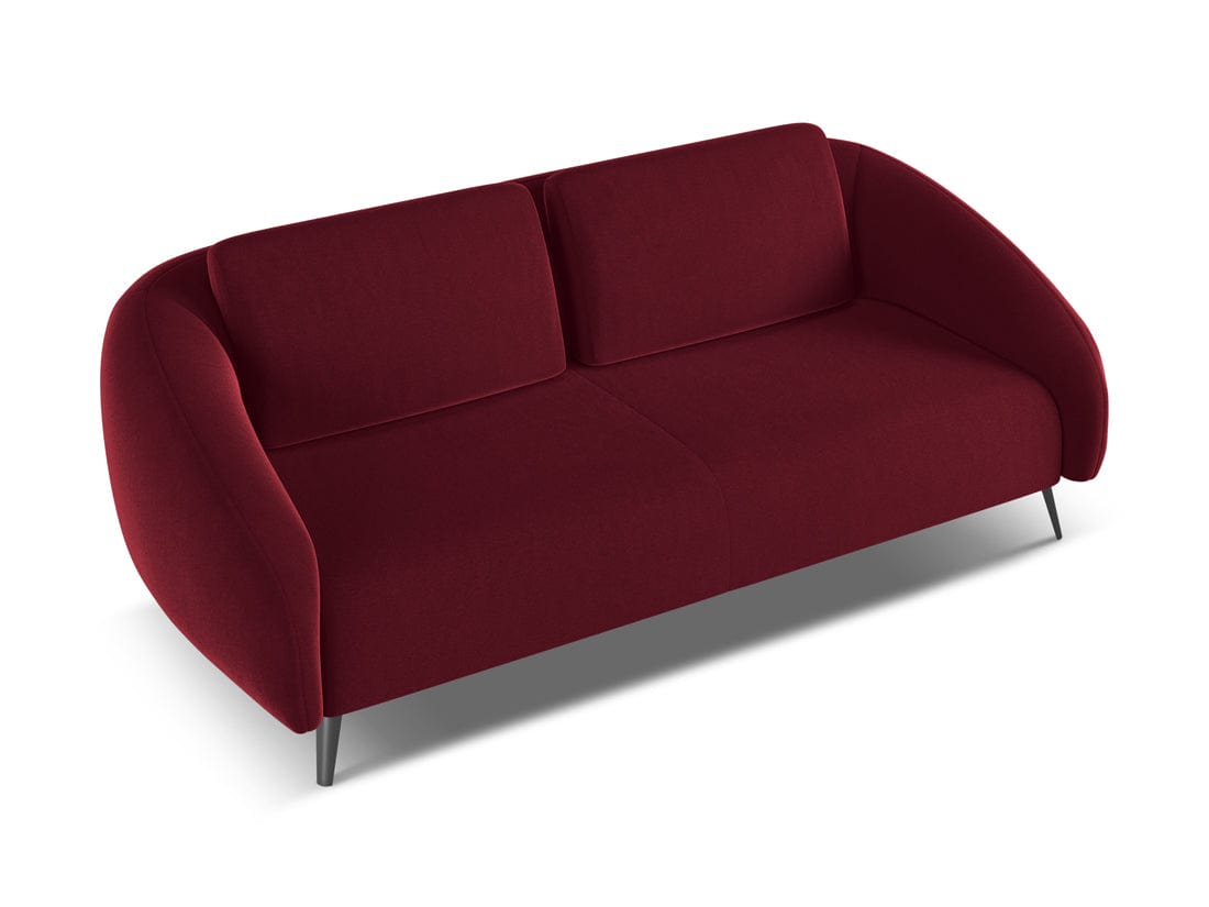 Makamii Canapea Fixa, 3 locuri, Tapitata cu Stofa, Nani Velvet 3S-3, l196xA99xH82 cm