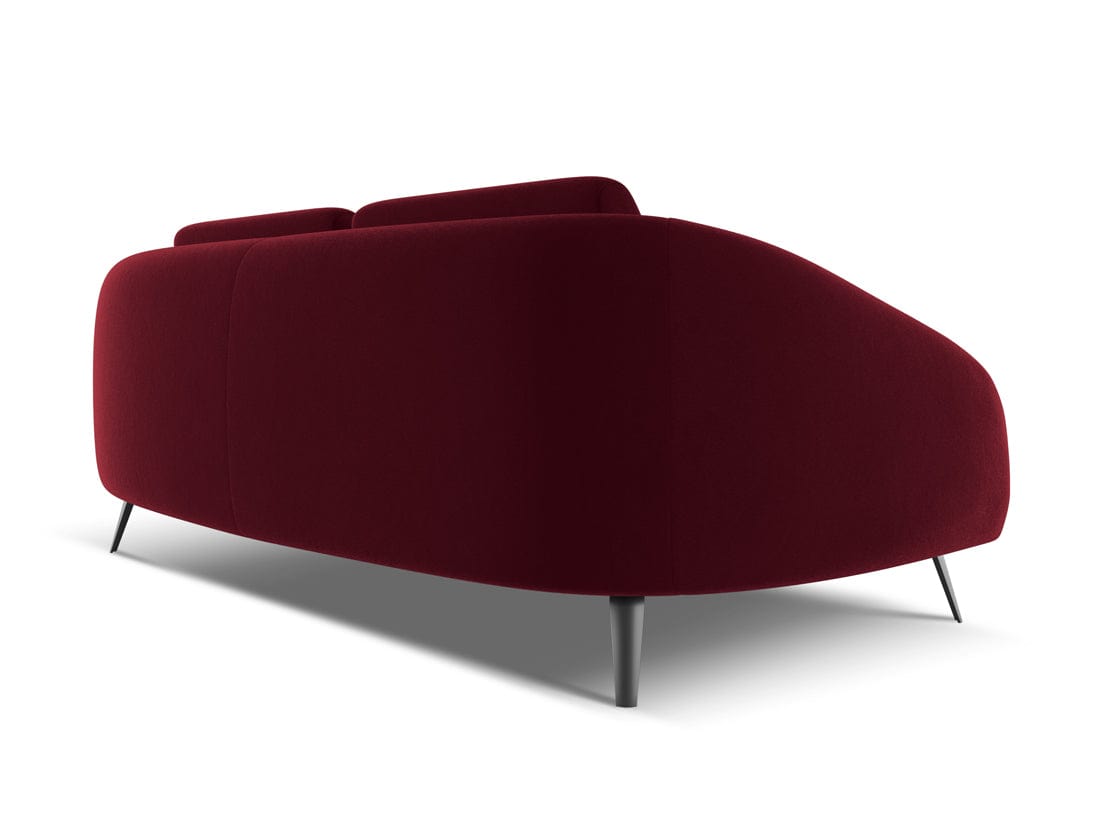 Makamii Canapea Fixa, 3 locuri, Tapitata cu Stofa, Nani Velvet 3S-3, l196xA99xH82 cm