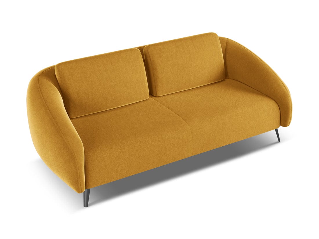 Makamii Canapea Fixa, 3 locuri, Tapitata cu Stofa, Nani Velvet 3S-3, l196xA99xH82 cm