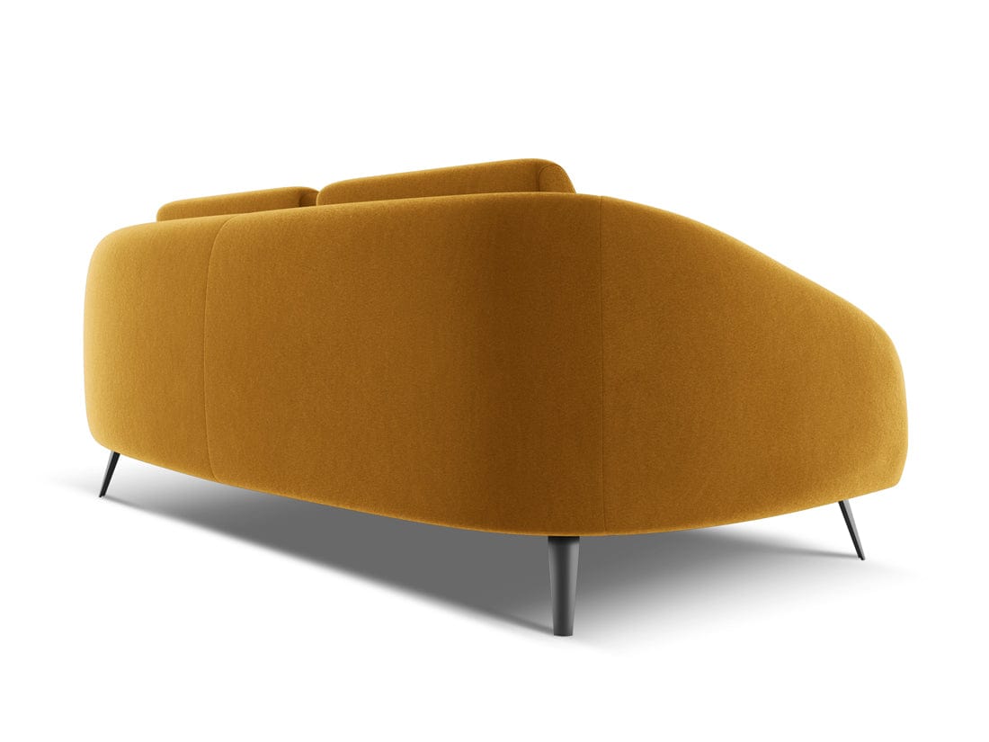 Makamii Canapea Fixa, 3 locuri, Tapitata cu Stofa, Nani Velvet 3S-3, l196xA99xH82 cm