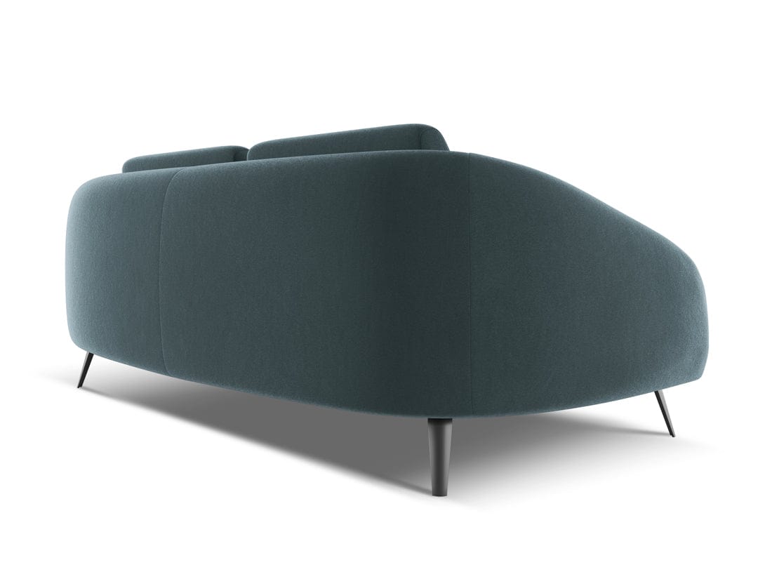 Makamii Canapea Fixa, 3 locuri, Tapitata cu Stofa, Nani Velvet 3S-3, l196xA99xH82 cm