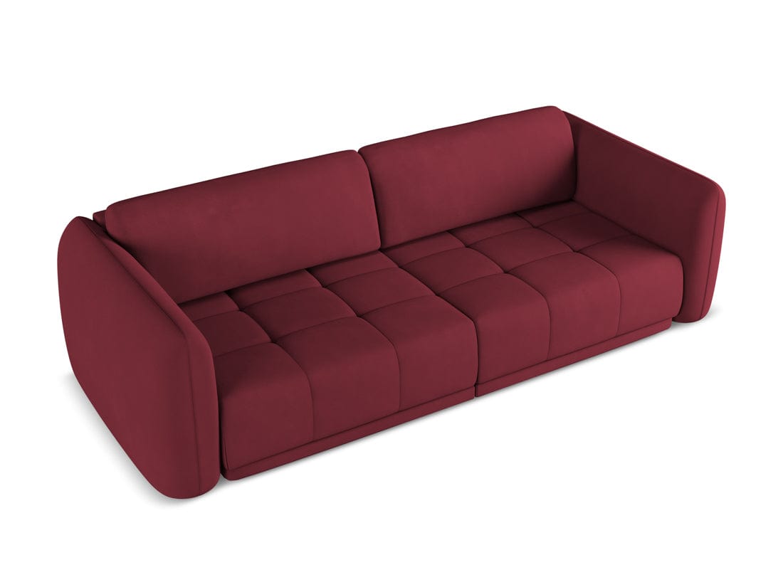 Makamii Canapea Fixa, 4 locuri, Tapitata cu Stofa, Hoku 4S-2, l250xA105xH74 cm