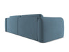 Makamii Canapea Fixa, 4 locuri, Tapitata cu Stofa, Hoku 4S-2, l250xA105xH74 cm
