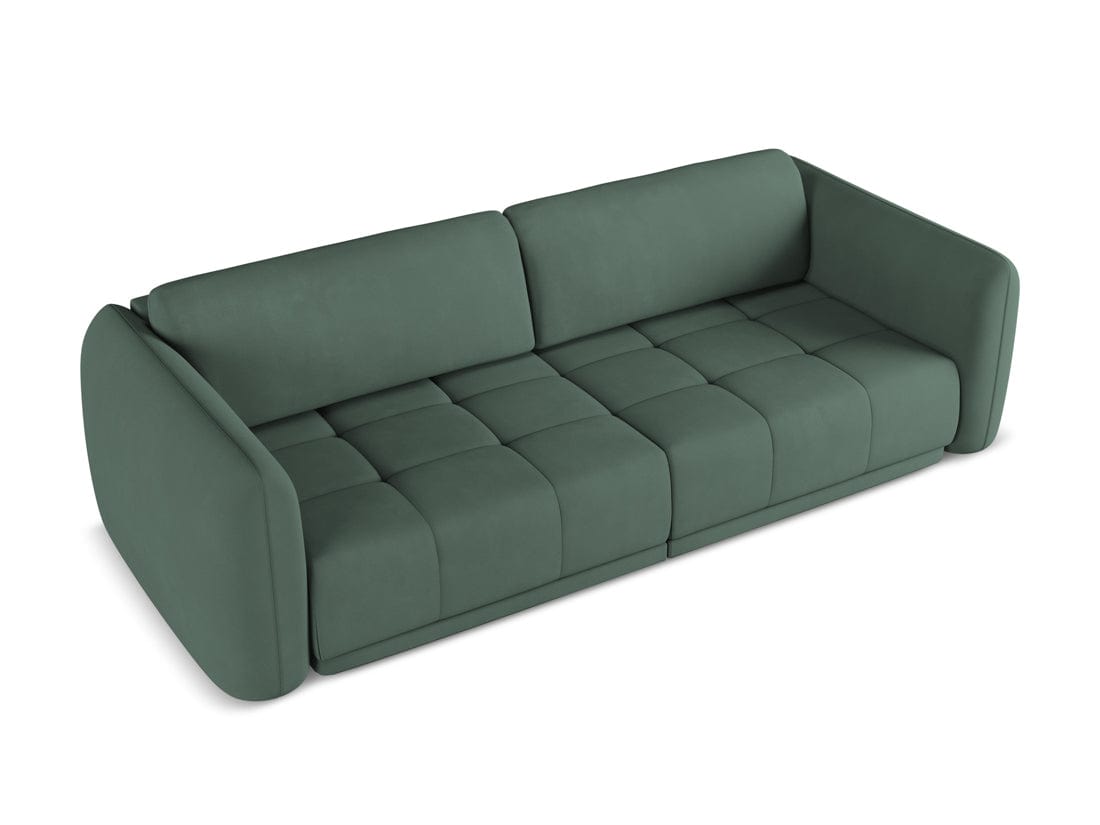 Makamii Canapea Fixa, 4 locuri, Tapitata cu Stofa, Hoku 4S-2, l250xA105xH74 cm