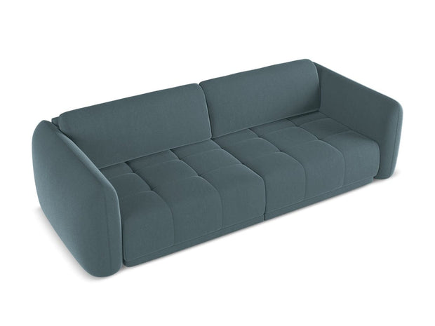 Makamii Canapea Fixa, 4 locuri, Tapitata cu Stofa, Hoku Velvet 4S-3, l250xA105xH74 cm