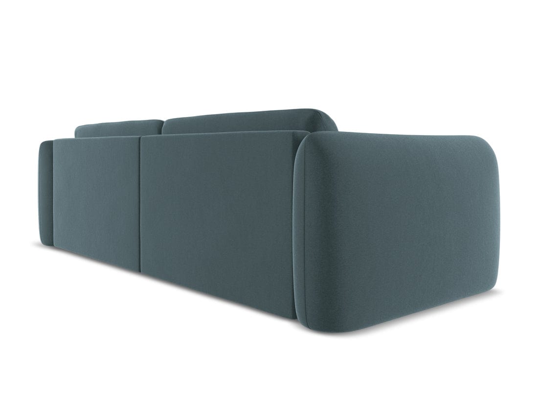 Makamii Canapea Fixa, 4 locuri, Tapitata cu Stofa, Hoku Velvet 4S-3, l250xA105xH74 cm