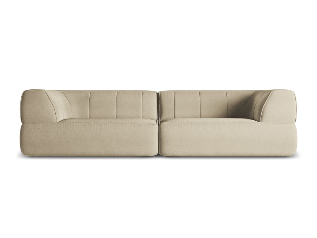 Makamii Canapea Fixa, 4 locuri, Tapitata cu Stofa, Liko 4S-7, l280xA95xH74 cm