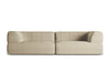 Makamii Canapea Fixa, 4 locuri, Tapitata cu Stofa, Liko 4S-7, l280xA95xH74 cm