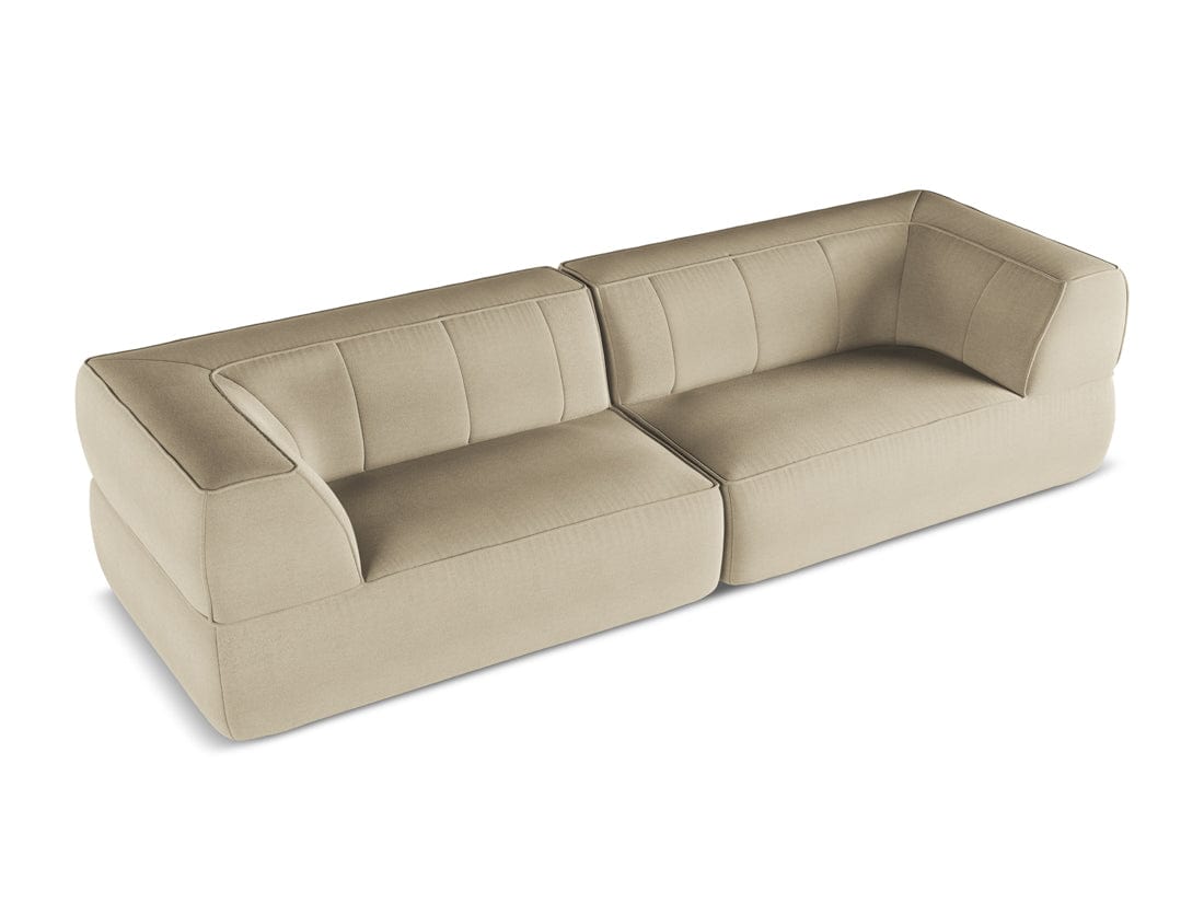 Makamii Canapea Fixa, 4 locuri, Tapitata cu Stofa, Liko 4S-7, l280xA95xH74 cm