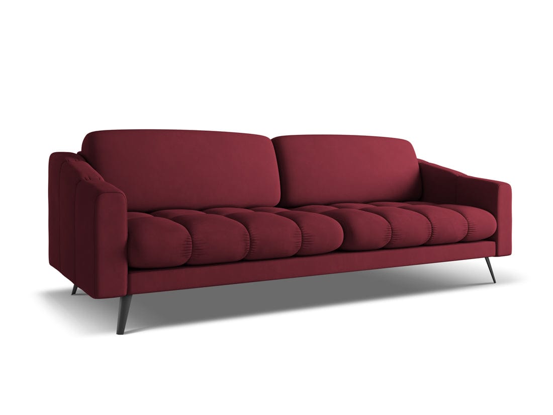 Makamii Canapea Fixa, 4 locuri, Tapitata cu Stofa, Nalu 4S-2, l238xA95xH80 cm