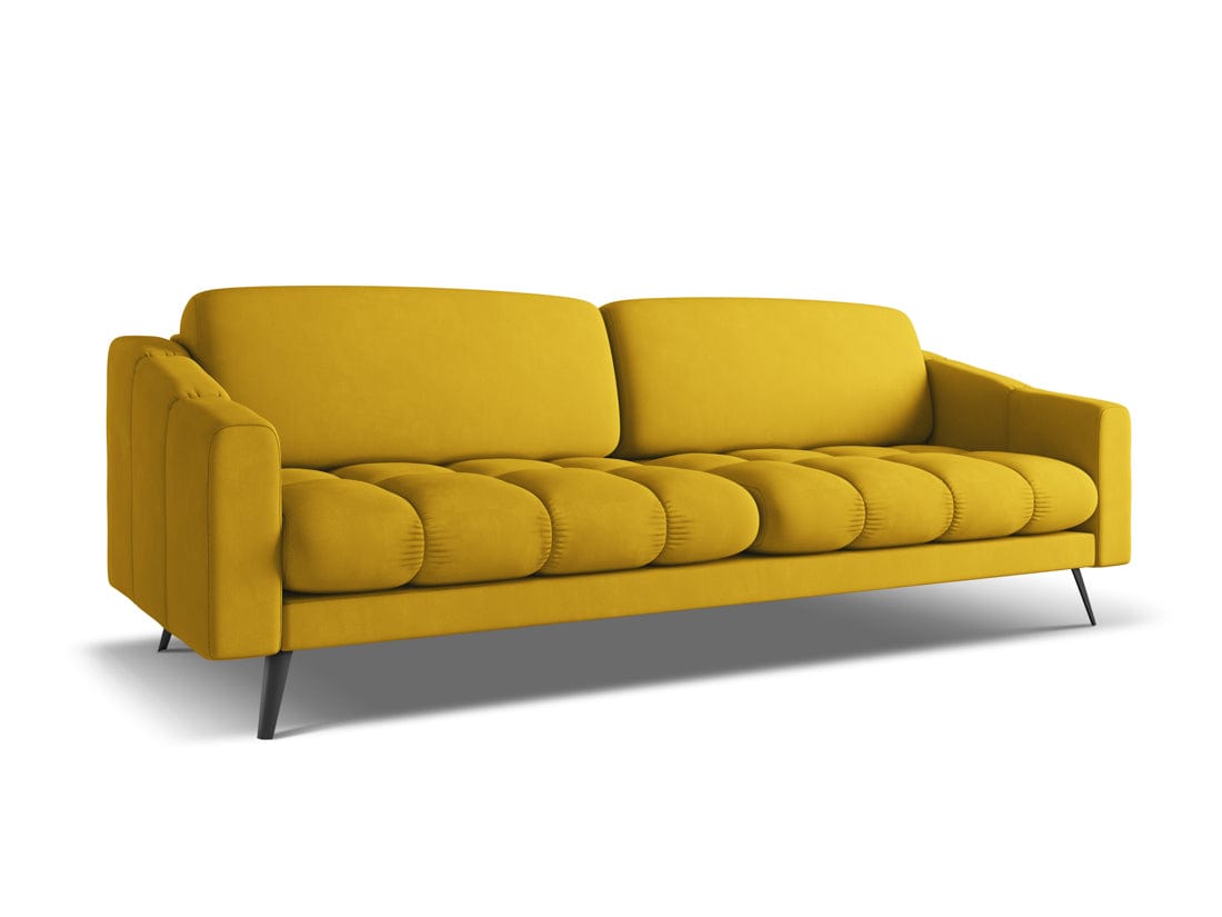 Makamii Canapea Fixa, 4 locuri, Tapitata cu Stofa, Nalu 4S-2, l238xA95xH80 cm