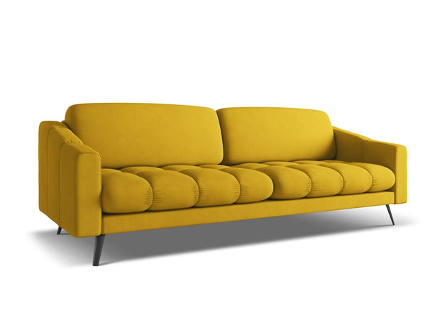 Makamii Canapea Fixa, 4 locuri, Tapitata cu Stofa, Nalu 4S-2, l238xA95xH80 cm