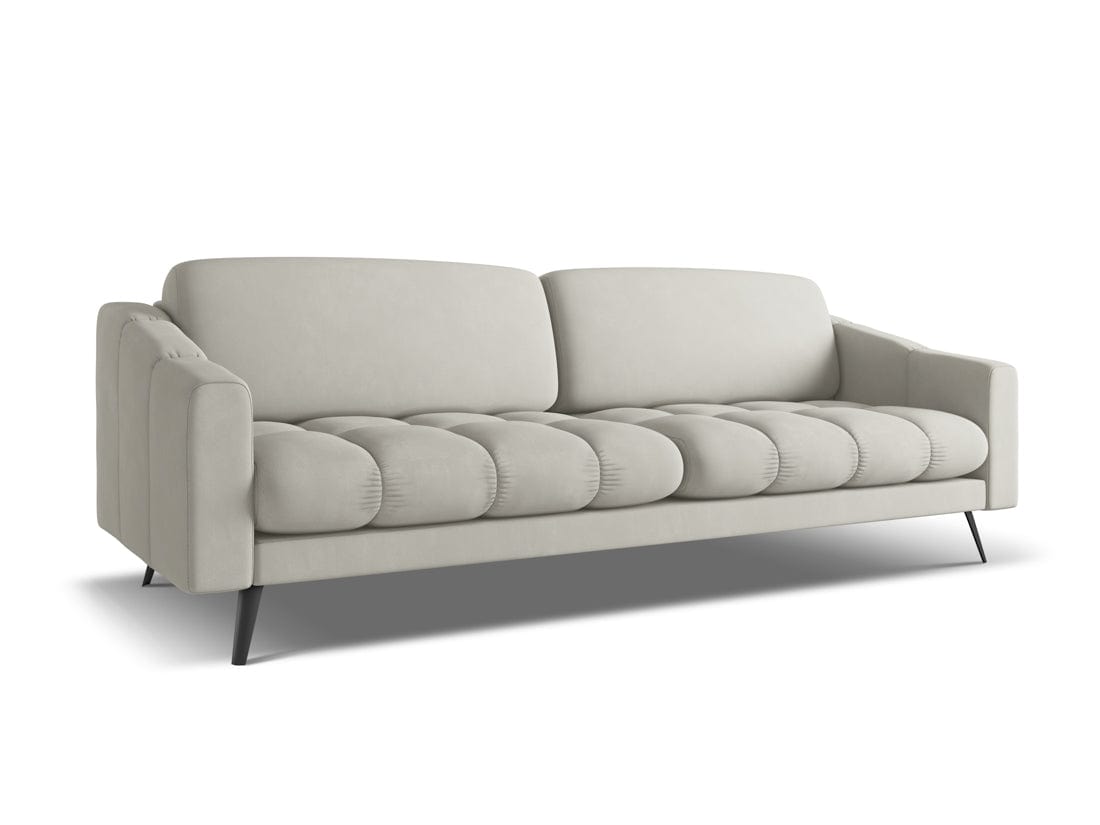 Makamii Canapea Fixa, 4 locuri, Tapitata cu Stofa, Nalu 4S-2, l238xA95xH80 cm