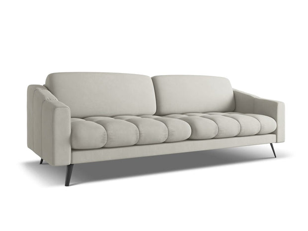 Makamii Canapea Fixa, 4 locuri, Tapitata cu Stofa, Nalu 4S-2, l238xA95xH80 cm