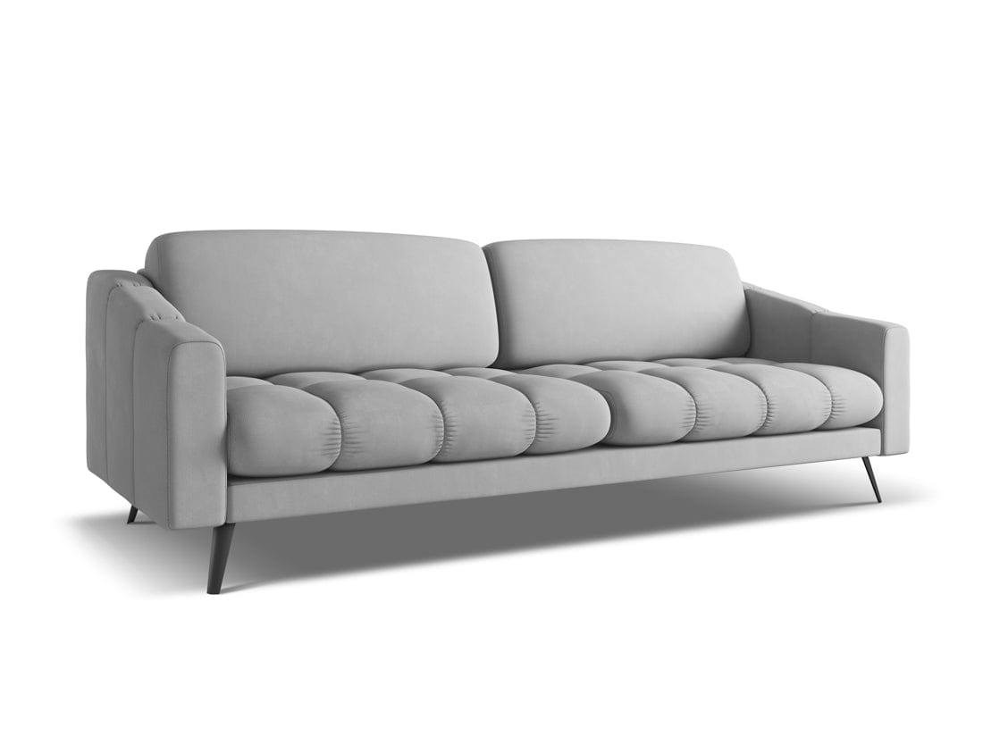 Makamii Canapea Fixa, 4 locuri, Tapitata cu Stofa, Nalu 4S-2, l238xA95xH80 cm