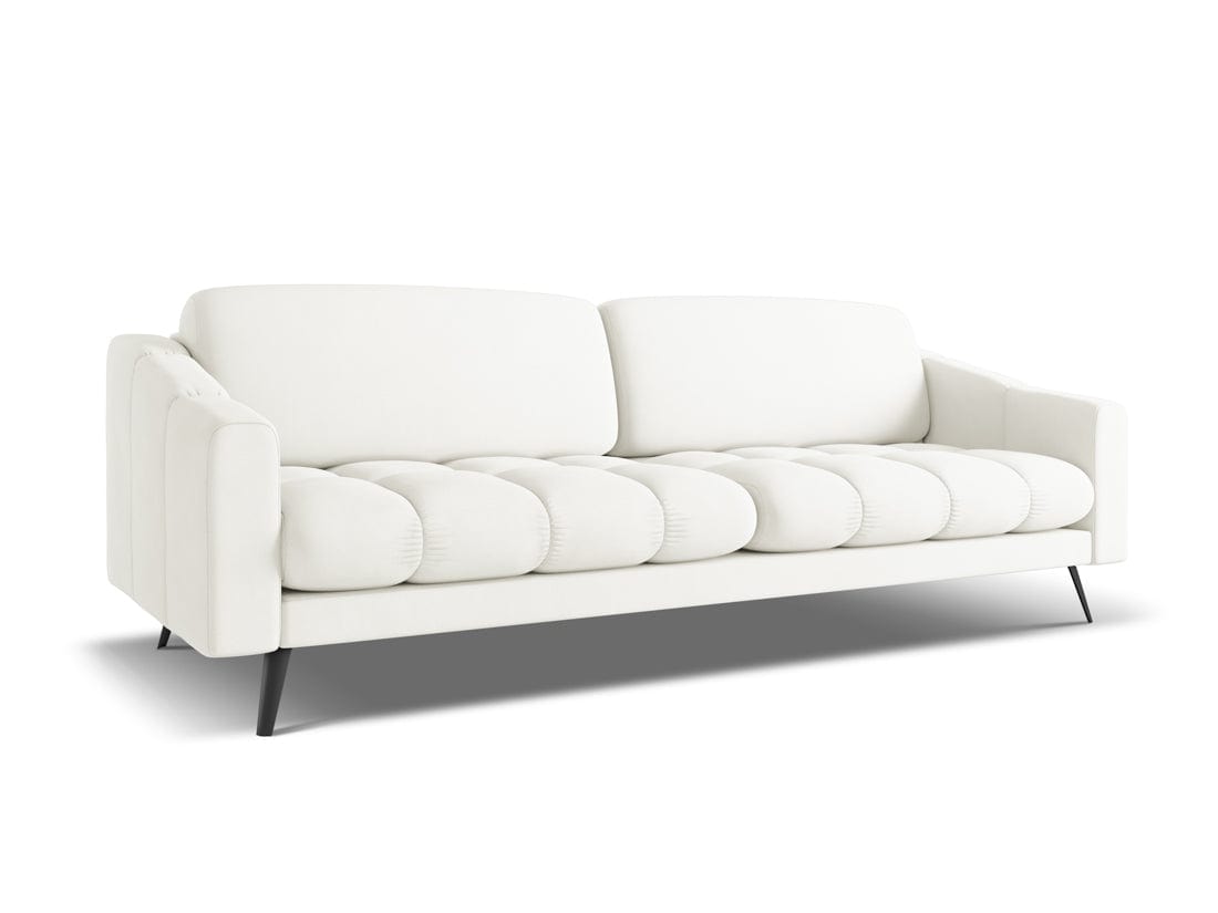 Makamii Canapea Fixa, 4 locuri, Tapitata cu Stofa, Nalu 4S-2, l238xA95xH80 cm