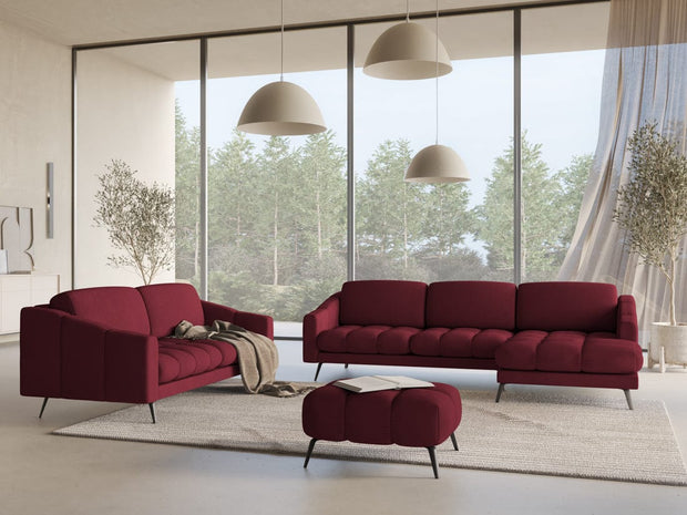 Makamii Canapea Fixa, 4 locuri, Tapitata cu Stofa, Nalu 4S-2, l238xA95xH80 cm