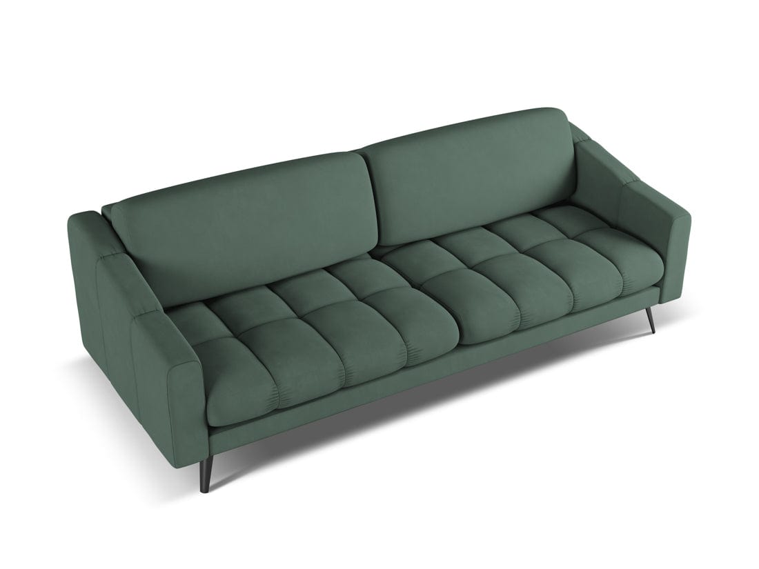 Makamii Canapea Fixa, 4 locuri, Tapitata cu Stofa, Nalu 4S-2, l238xA95xH80 cm