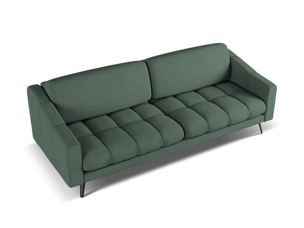 Makamii Canapea Fixa, 4 locuri, Tapitata cu Stofa, Nalu 4S-2, l238xA95xH80 cm