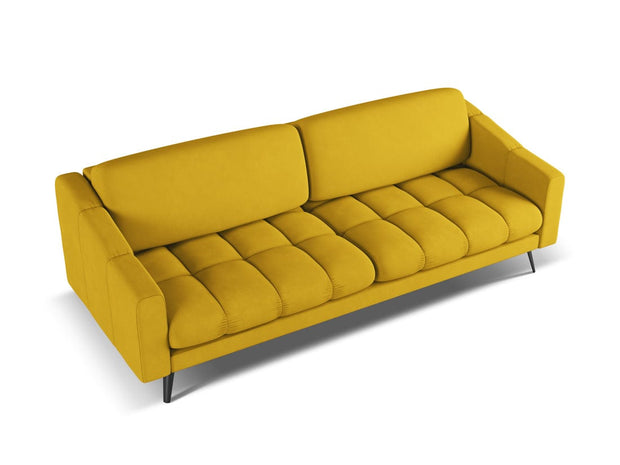 Makamii Canapea Fixa, 4 locuri, Tapitata cu Stofa, Nalu 4S-2, l238xA95xH80 cm