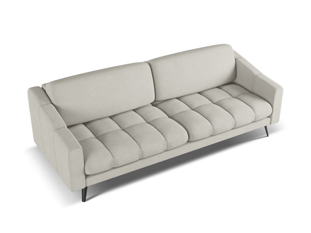 Makamii Canapea Fixa, 4 locuri, Tapitata cu Stofa, Nalu 4S-2, l238xA95xH80 cm