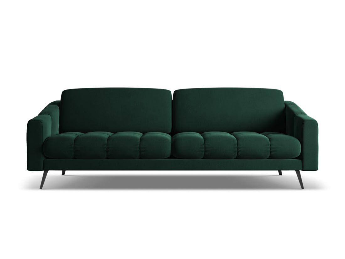 Makamii Canapea Fixa, 4 locuri, Tapitata cu Stofa, Nalu Velvet 4S-1, l238xA95xH80 cm