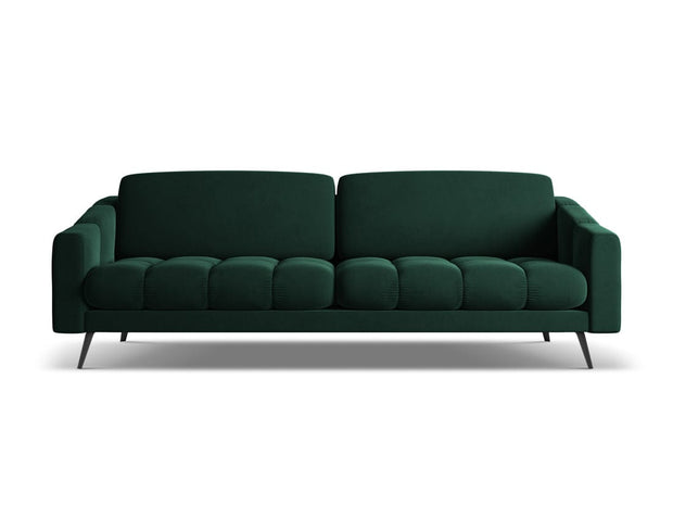 Makamii Canapea Fixa, 4 locuri, Tapitata cu Stofa, Nalu Velvet 4S-1, l238xA95xH80 cm