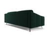 Makamii Canapea Fixa, 4 locuri, Tapitata cu Stofa, Nalu Velvet 4S-1, l238xA95xH80 cm