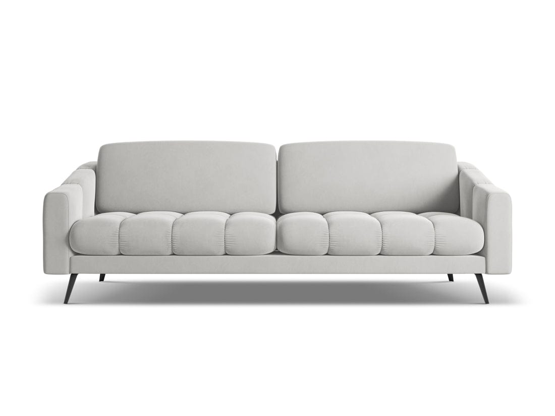 Makamii Canapea Fixa, 4 locuri, Tapitata cu Stofa, Nalu Velvet 4S-1, l238xA95xH80 cm