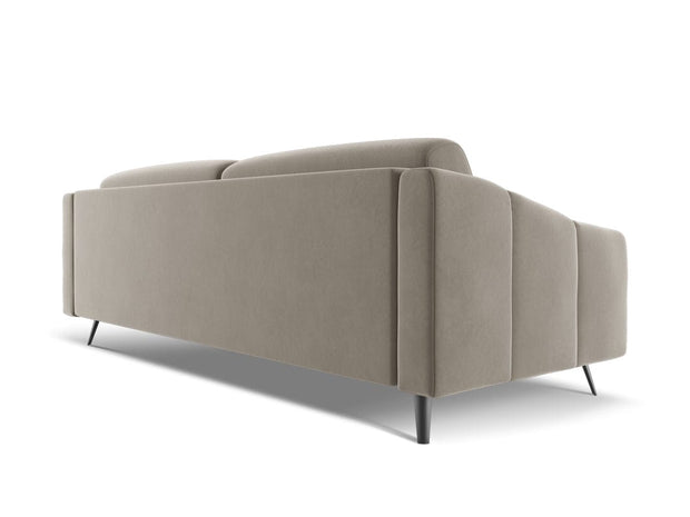 Makamii Canapea Fixa, 4 locuri, Tapitata cu Stofa, Nalu Velvet 4S-1, l238xA95xH80 cm