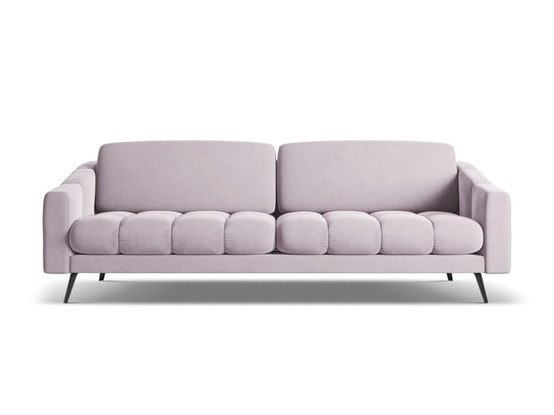 Makamii Canapea Fixa, 4 locuri, Tapitata cu Stofa, Nalu Velvet 4S-1, l238xA95xH80 cm