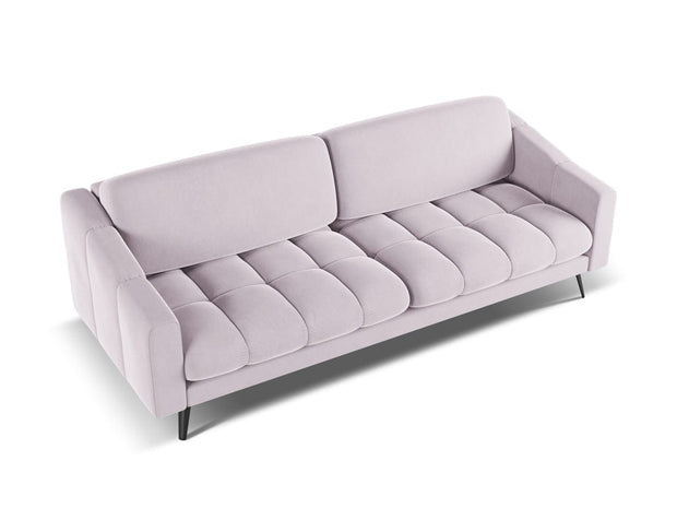 Makamii Canapea Fixa, 4 locuri, Tapitata cu Stofa, Nalu Velvet 4S-1, l238xA95xH80 cm