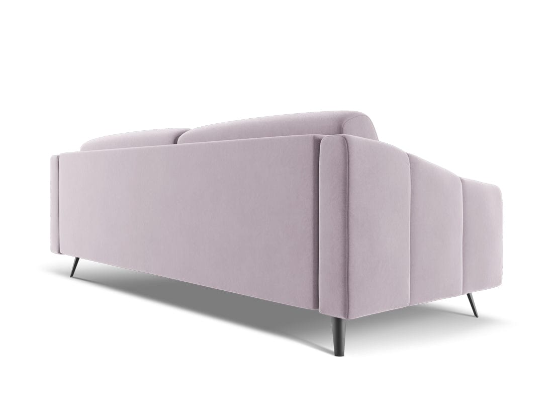 Makamii Canapea Fixa, 4 locuri, Tapitata cu Stofa, Nalu Velvet 4S-1, l238xA95xH80 cm