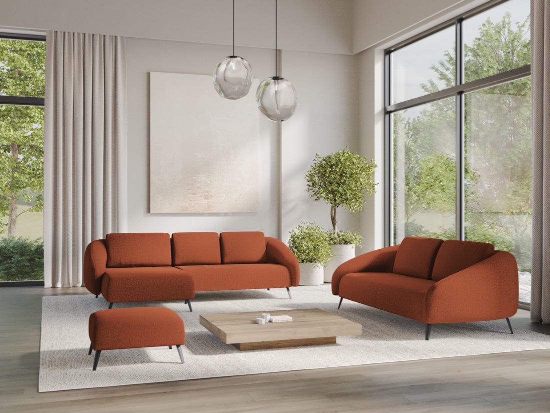 Makamii Canapea Fixa, 4 locuri, Tapitata cu Stofa, Nani 4S-5, l226xA99xH82 cm