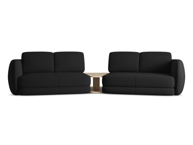 Makamii Canapea Fixa, 4 locuri, Tapitata cu Stofa si Masa de cafea Inclusa, Kiana 4S-7, l310xA104xH85 cm