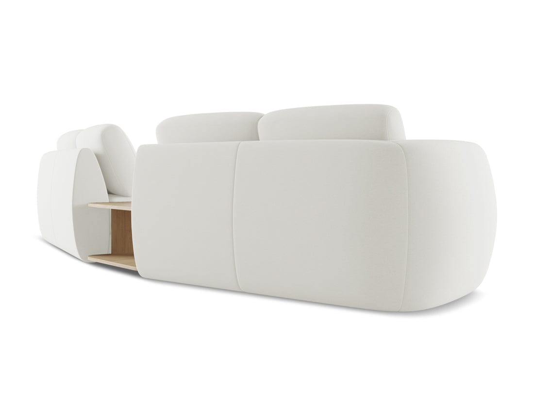 Makamii Canapea Fixa, 4 locuri, Tapitata cu Stofa si Masa de cafea Inclusa, Kiana 4S-7, l310xA104xH85 cm