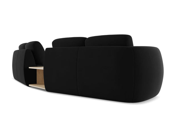 Makamii Canapea Fixa, 4 locuri, Tapitata cu Stofa si Masa de cafea Inclusa, Kiana Velvet 4S-3, l310xA104xH85 cm