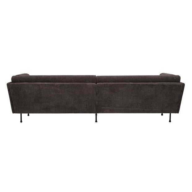 Bloomingville Canapea Fixa, 5 locuri, Tapita cu Stofa, Grade Gri, l294xA93xH81 cm