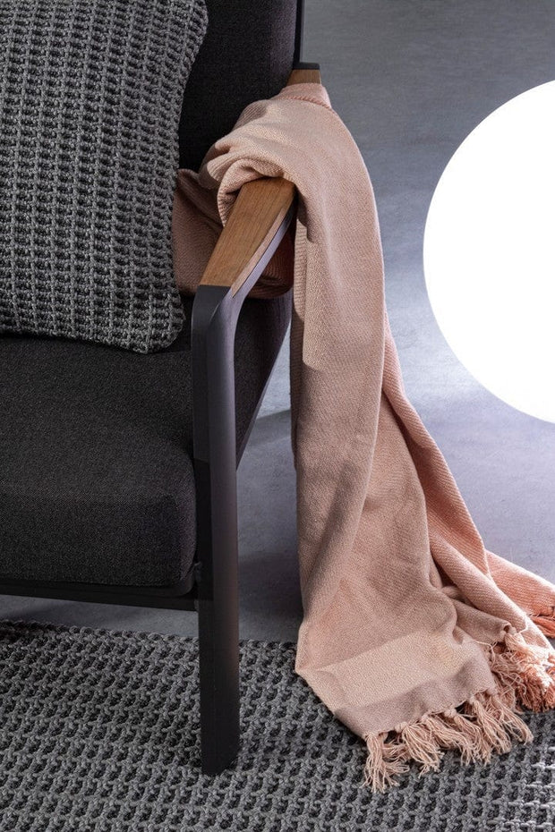 Canapea fixa pentru gradina / terasa, din aluminiu, cu perne detasabile, 3 locuri, Jalisco Antracit, l192xA87xH86 cm (4)