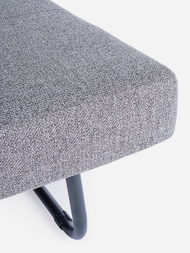 Canapea Hayden Gri Extensibila cu Spuma Poliuretanica, 2 Locuri, Suprafata de Dormit 198x151 cm, tapitata cu Stofa, Perne Incluse, l151xA96xH79 cm (8)